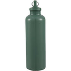 Race Color-Drenched Bottle with Carabiner, 25 oz - Sage - Left Side