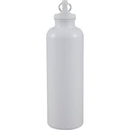 Race Color-Drenched Bottle with Carabiner, 25 oz - White - Left Side
