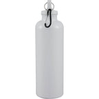 Race Color-Drenched Bottle with Carabiner, 25 oz - White - Right Side