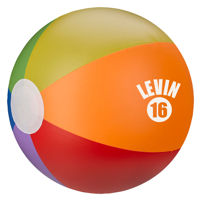 Rainbow Beach Ball, 16 Inch