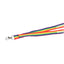 Rainbow Lanyard with Lobster Clip, Recycled Polyester - Rainbow - Front