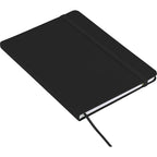 Rainbow Notebook with Matching Elastic, 5 x 7 Inches Full Color - Black - Photo