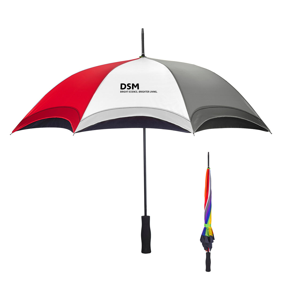Rainbow Umbrella, 46 Inch Arc - Silk Screen