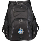 Rainier TSA Laptop Backpack with USB Port, 17 Inch Transfer - Black - Front