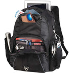 Rainier TSA Laptop Backpack with USB Port, 17 Inch Transfer - Black - Photo 4