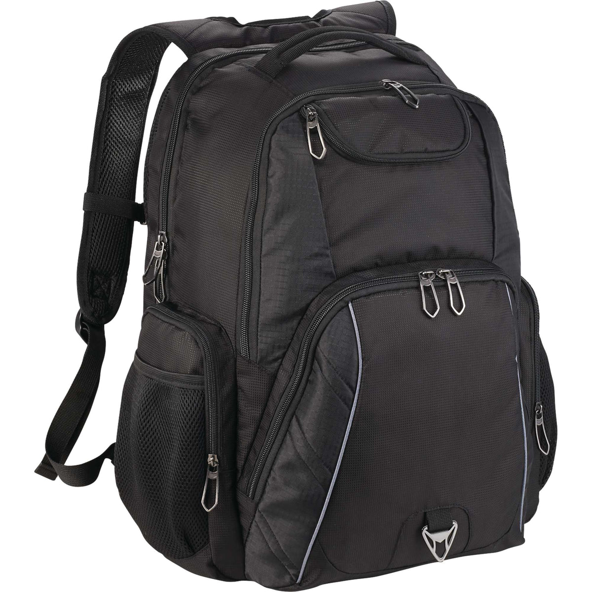 Rainier TSA Laptop Backpack with USB Port, 17 Inch Transfer - Black - Photo 5