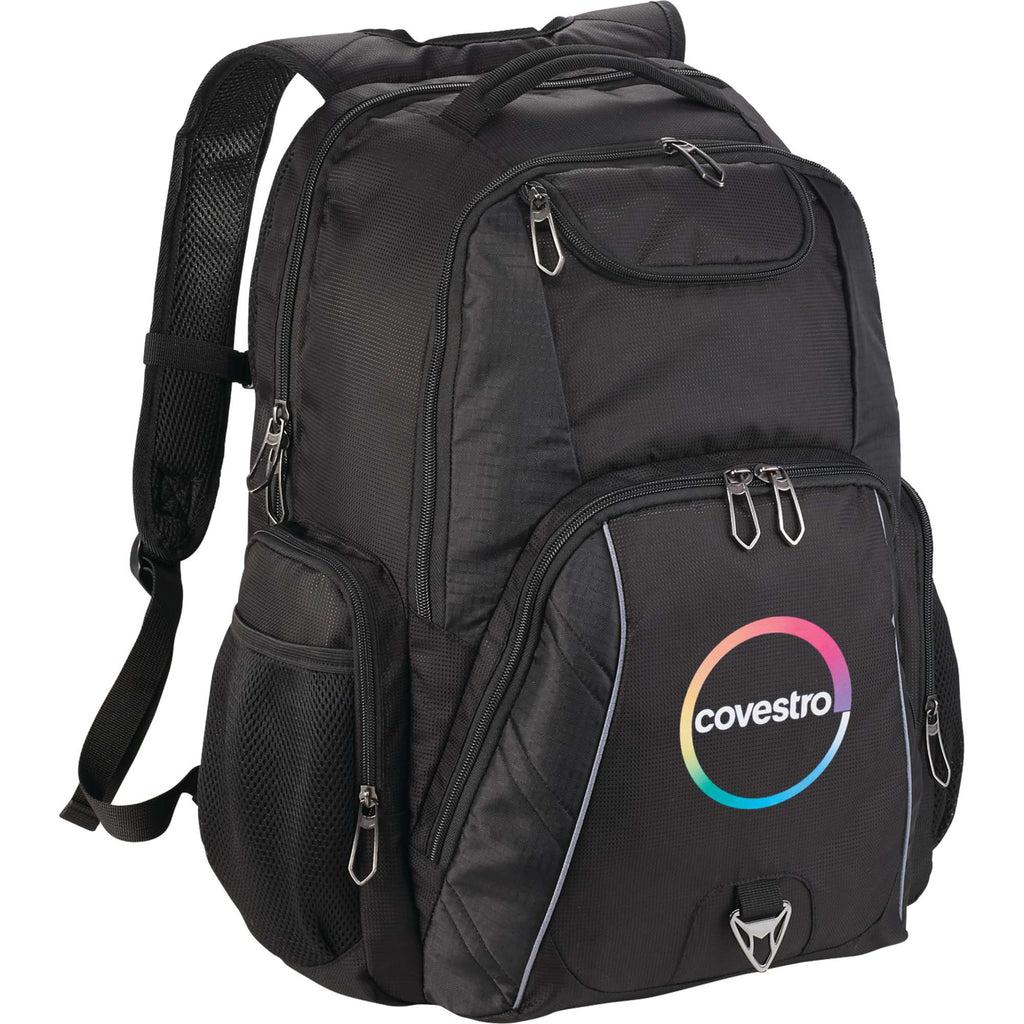 Rainier TSA Laptop Backpack with USB Port, 17 Inch Transfer - Black - Photo