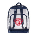Rally Clear Event Backpack with Reinforced Base - Navy - Front