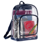 Rally Clear Event Backpack with Reinforced Base - Navy - Photo 2