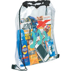 Rally Clear Stadium Drawstring Bag - Black - Photo