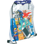 Rally Clear Stadium Drawstring Bag - Royal - Photo 2