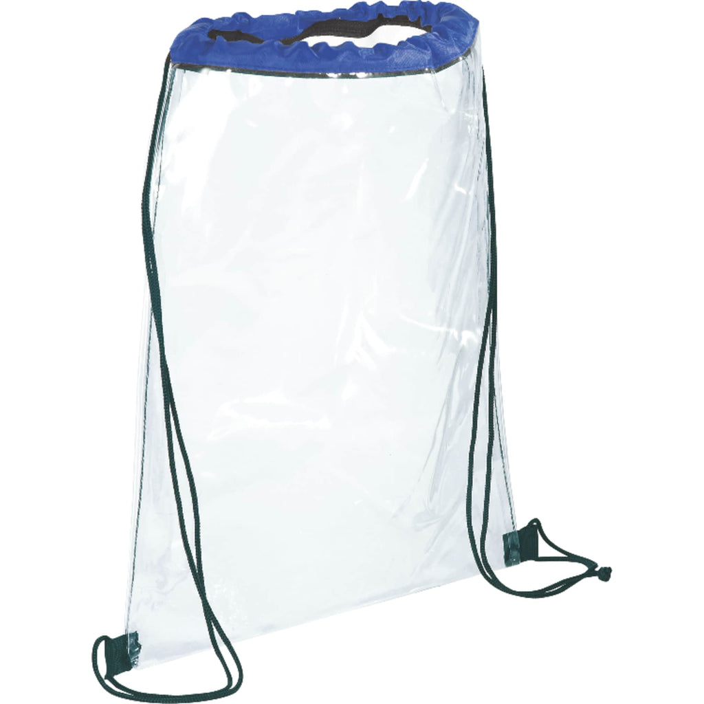 Rally Clear Stadium Drawstring Bag - Royal - Photo 3