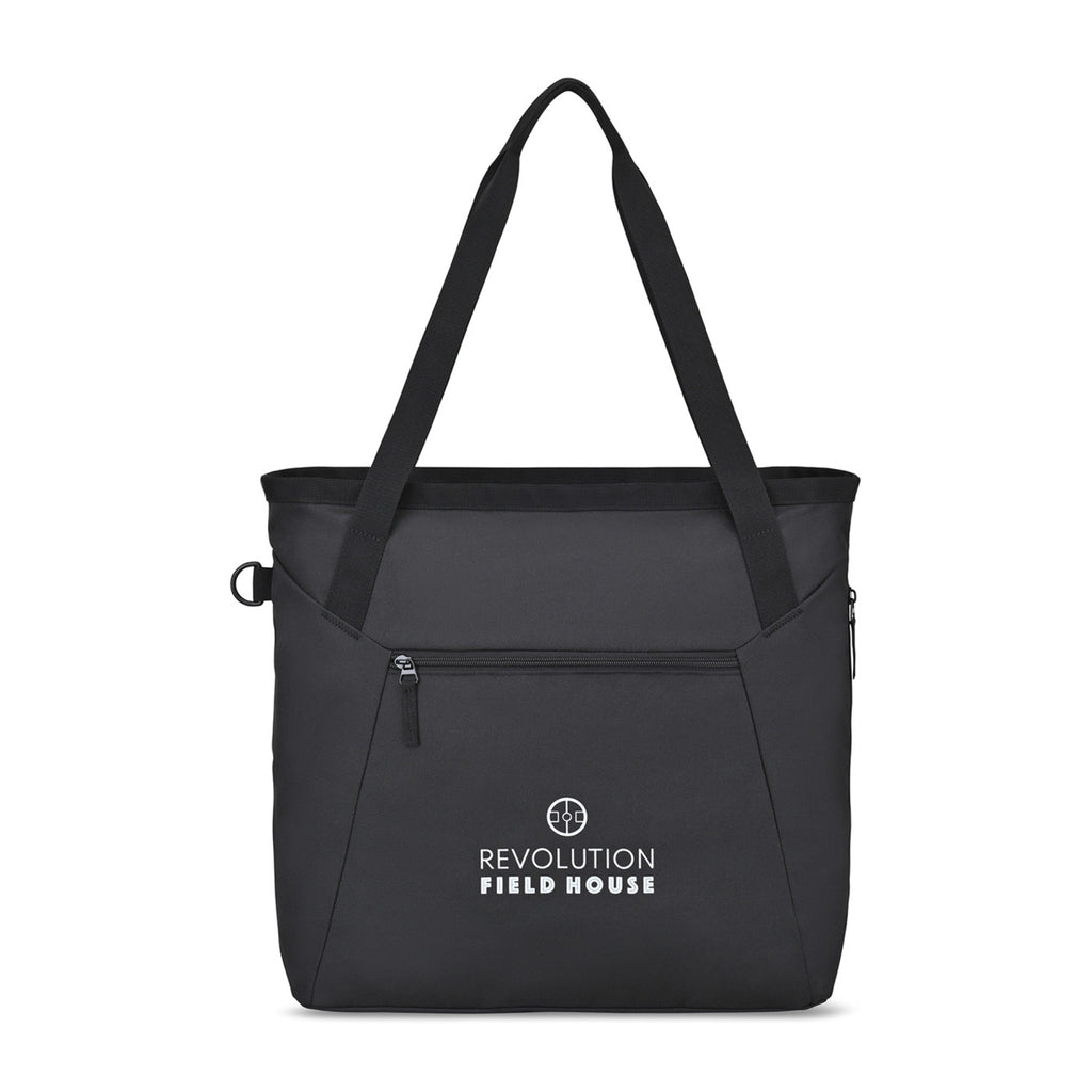 Rally Courtside Racket Tote in Recycled PET Embroidery - Black - View 1