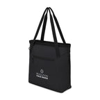Rally Courtside Racket Tote in Recycled PET Embroidery - Black - View 2