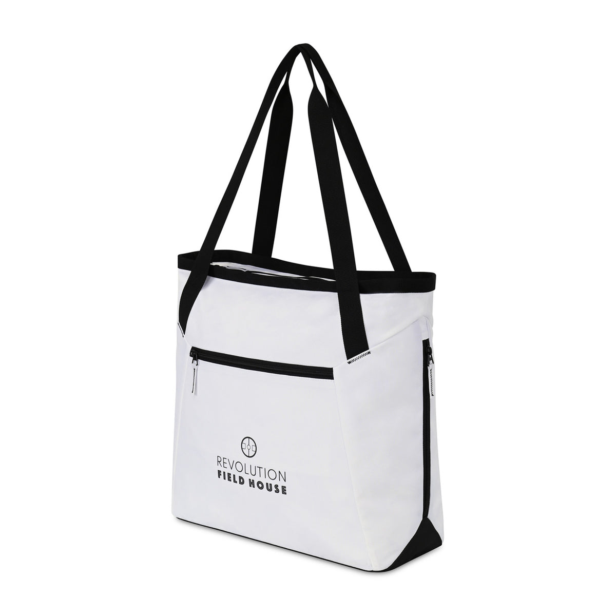 Rally Courtside Racket Tote in Recycled PET Embroidery - White - View 2
