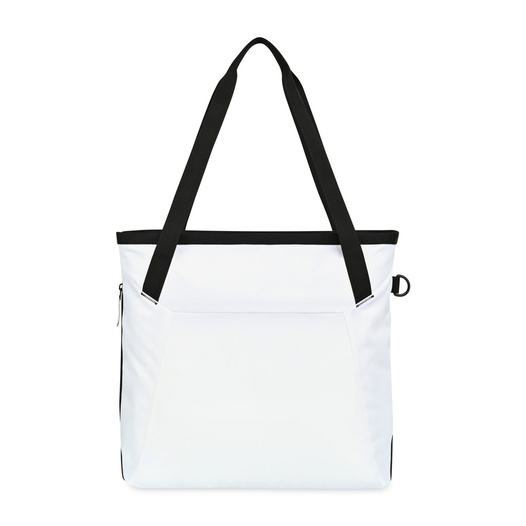 Rally Courtside Racket Tote in Recycled PET Embroidery - White - View 5