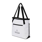Rally Courtside Racket Tote in Recycled PET Transfer - White - View 2