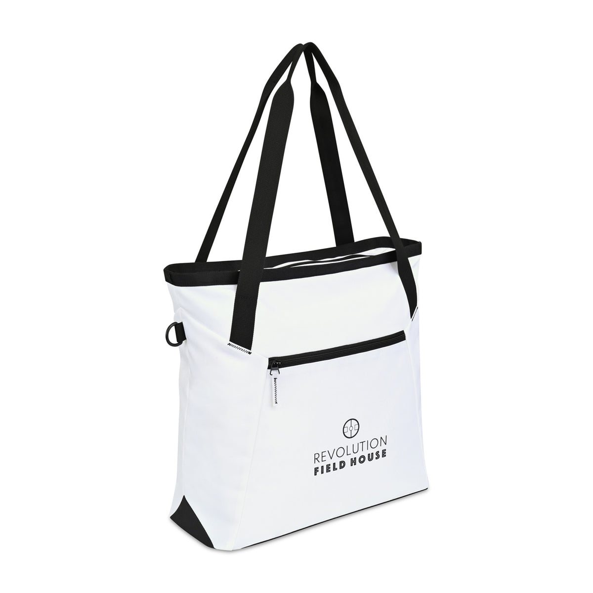 Rally Courtside Racket Tote in Recycled PET Transfer - White - View 3