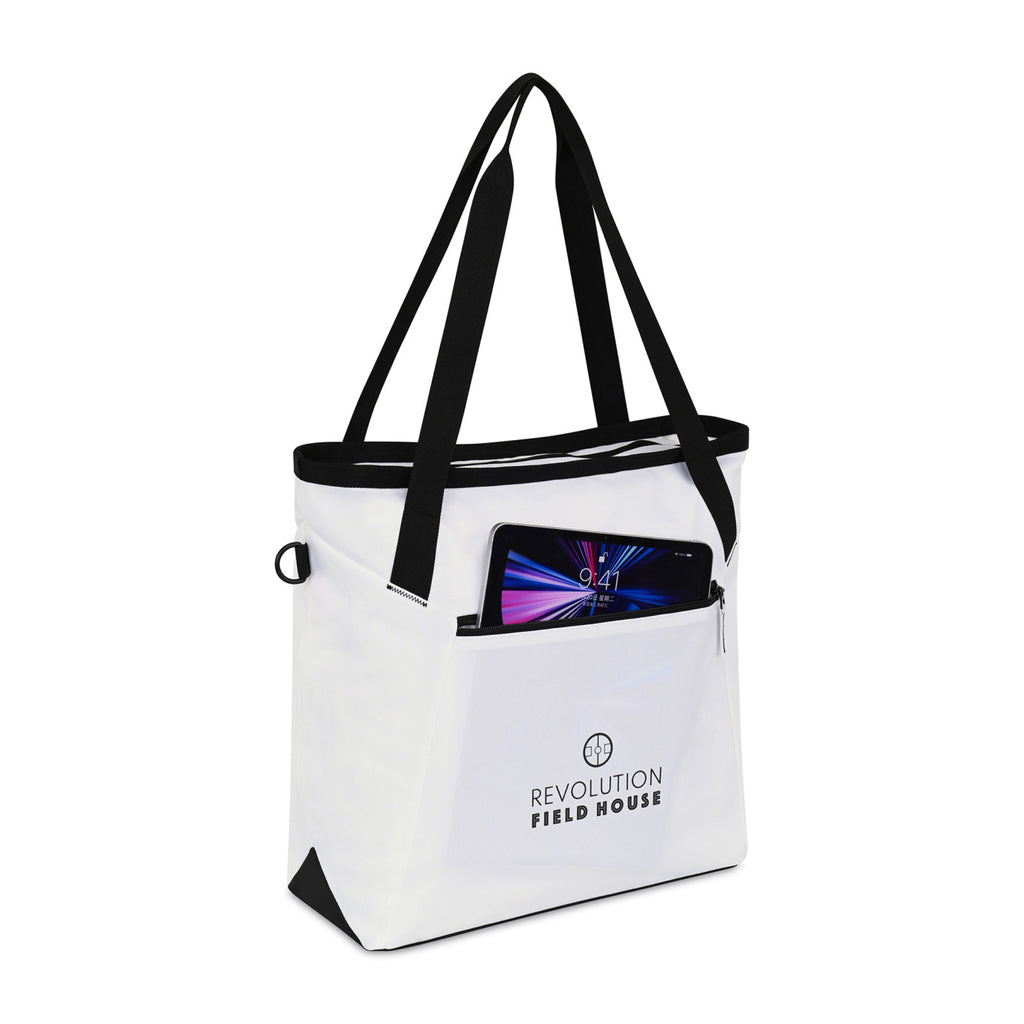 Rally Courtside Racket Tote in Recycled PET - White - View 4