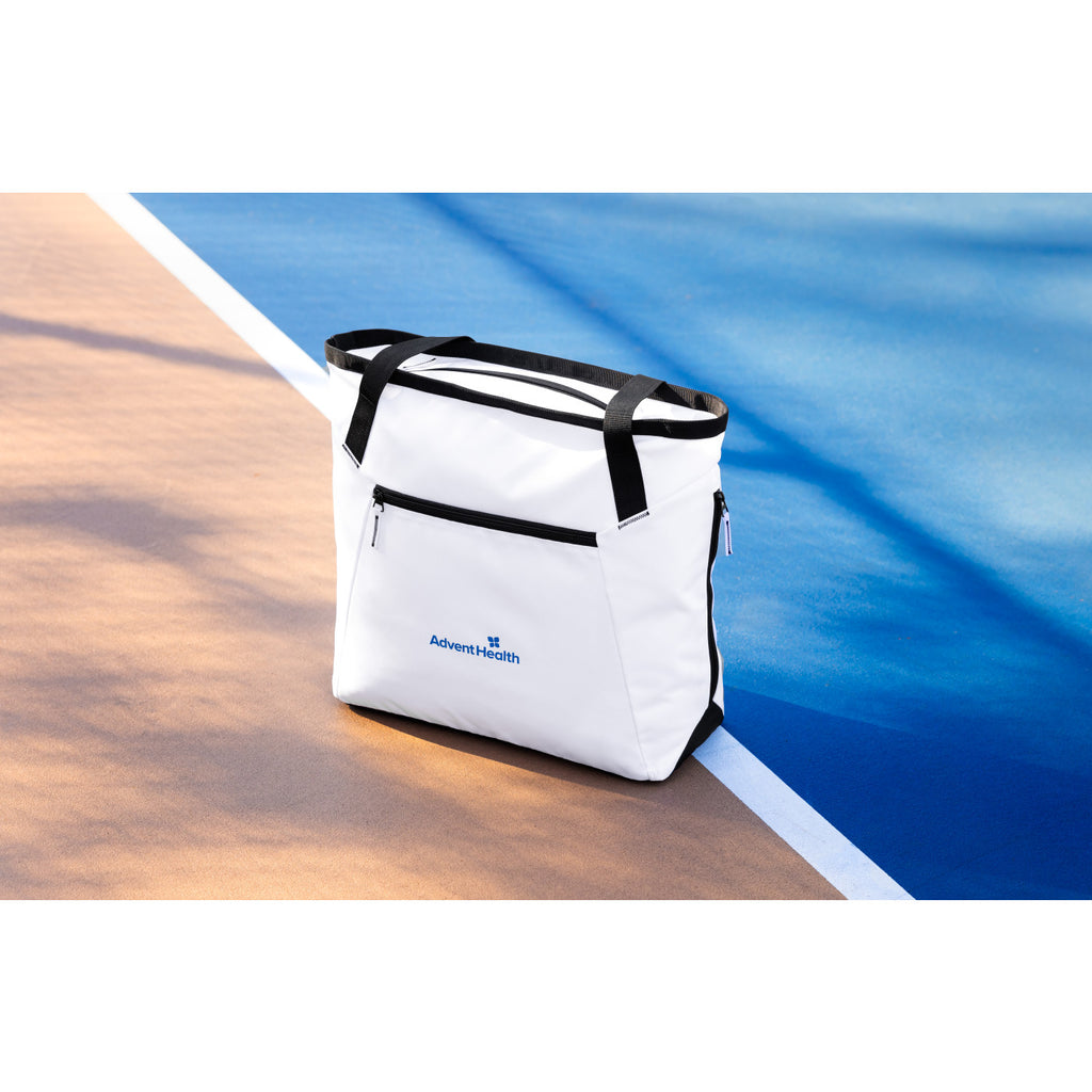 Rally Courtside Racket Tote in Recycled PET - White - View 6
