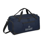 Rally Deluxe Recycled Sport Duffel with Shoe Tunnel Embroidery - Navy - View 5