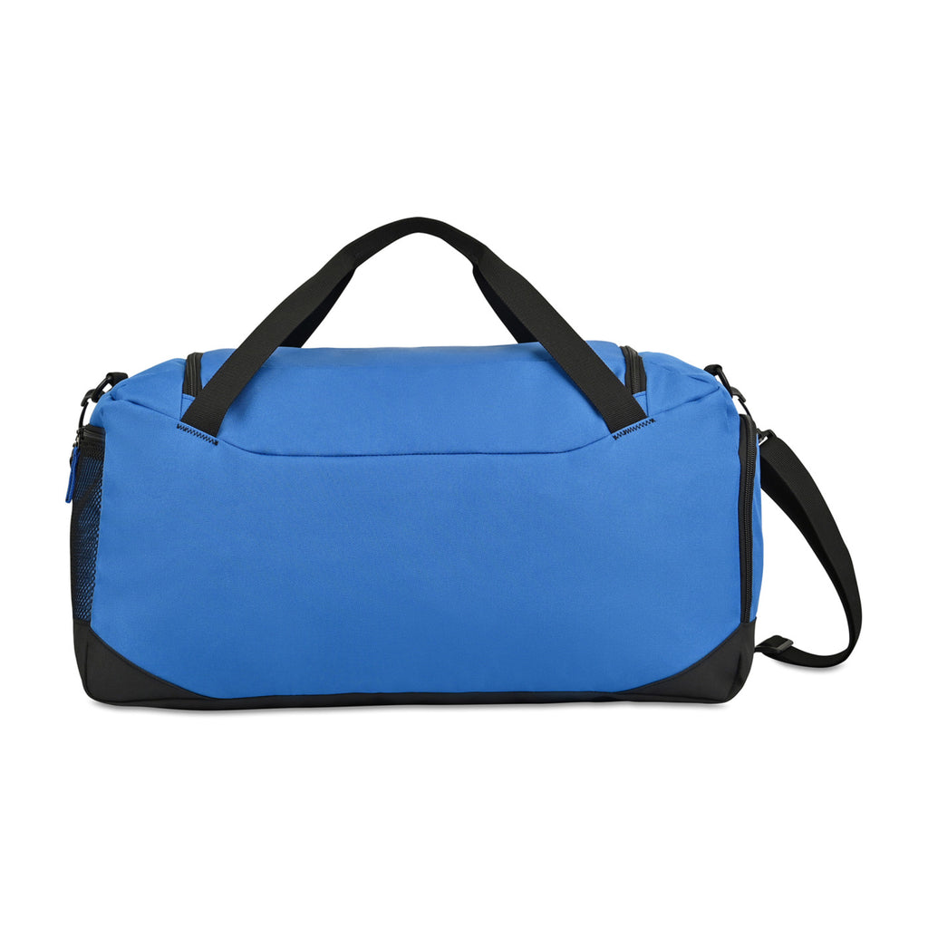 Rally Deluxe Recycled Sport Duffel with Shoe Tunnel Embroidery - Royal Blue - View 5