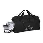 Rally Deluxe Recycled Sport Duffel with Shoe Tunnel Transfer - Black - View 2