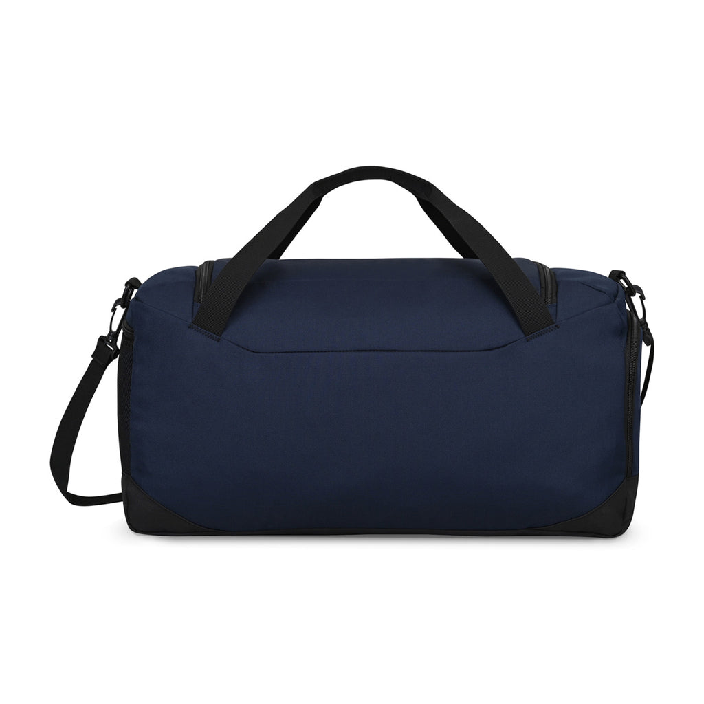 Rally Deluxe Recycled Sport Duffel with Shoe Tunnel Transfer - Navy - View 2