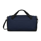 Rally Deluxe Recycled Sport Duffel with Shoe Tunnel Transfer - Navy - View 2