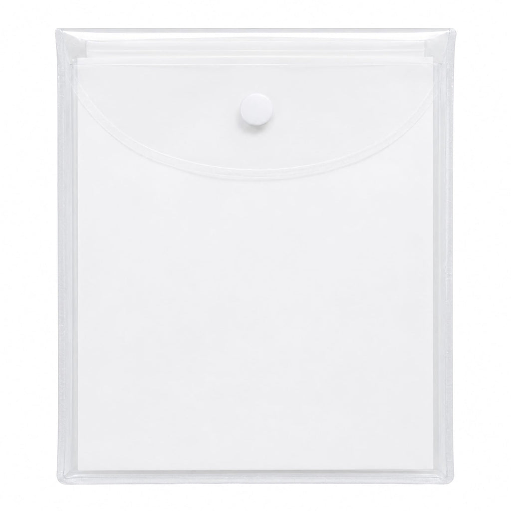 Rally Hooded Rain Poncho in a Pouch - White - Front Straight