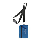 Rally ID Pouch Lanyard in Recycled PET Transfer - Royal Blue - View 1