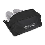 Rally Recycled Shoe Bag for Travel and Gym Embroidery - Black - View 2