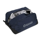 Rally Recycled Shoe Bag for Travel and Gym Embroidery - Navy - View 3