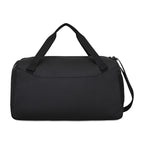 Rally Recycled Sport Duffel with Mesh Stash Pocket Embroidery - Black - View 3