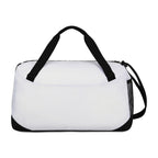 Rally Recycled Sport Duffel with Mesh Stash Pocket Transfer - White - View 3