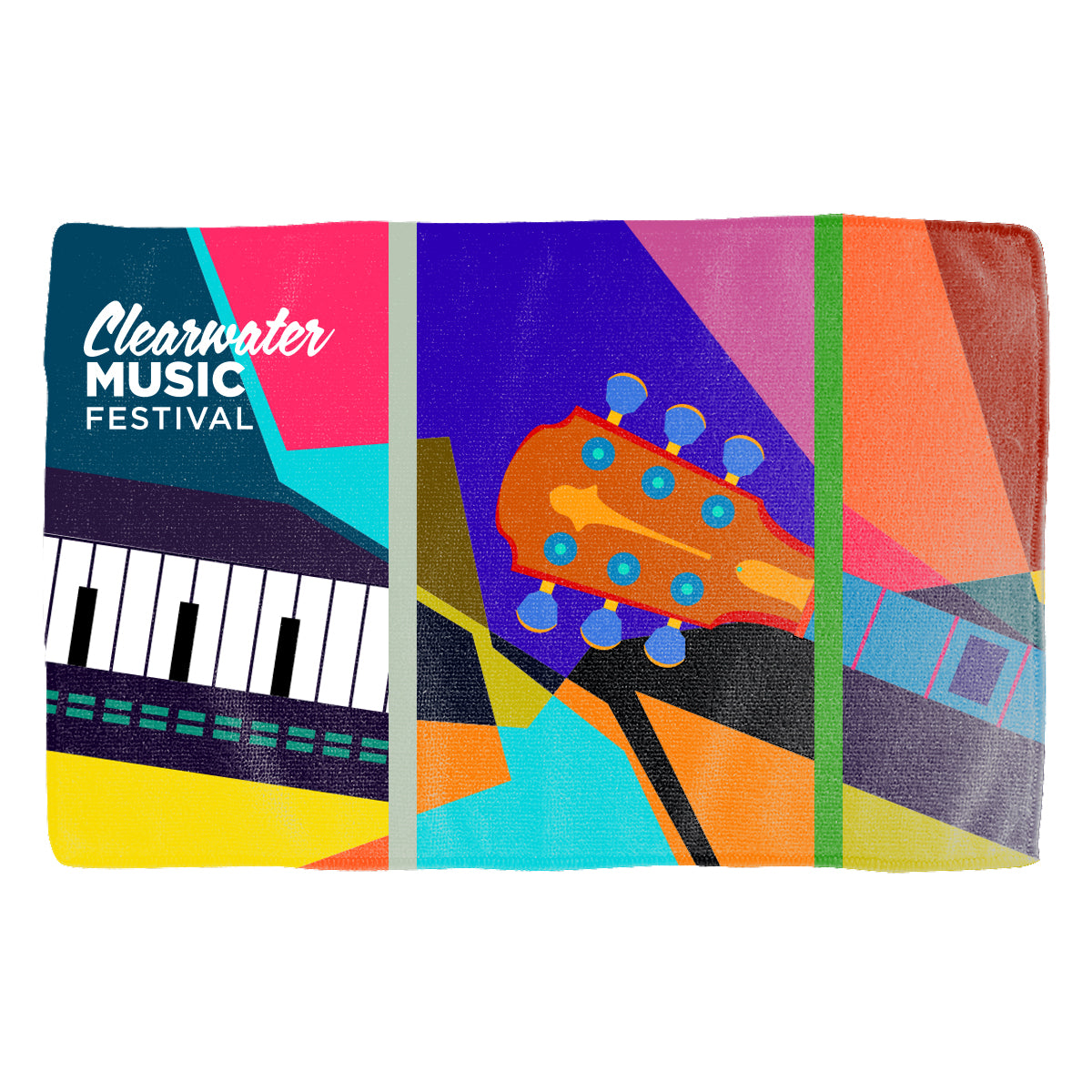 Rally Towel, 11 x 18 Inches - White - Full Color
