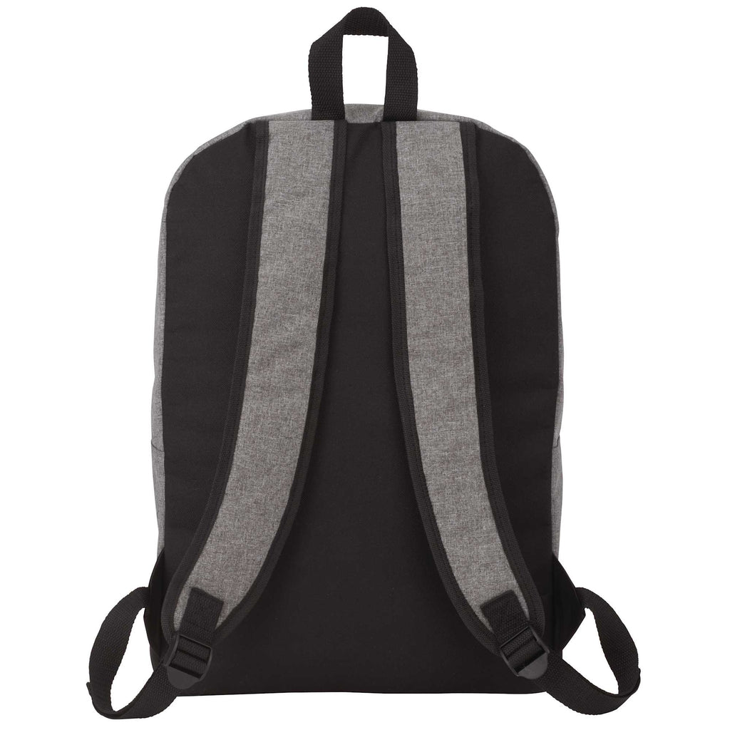 Range Laptop Backpack with Rain Flap Pocket, 15 Inch Embroidery - Graphite - Back
