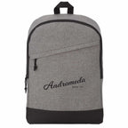 Range Laptop Backpack with Rain Flap Pocket, 15 Inch Embroidery - Graphite - Front 2