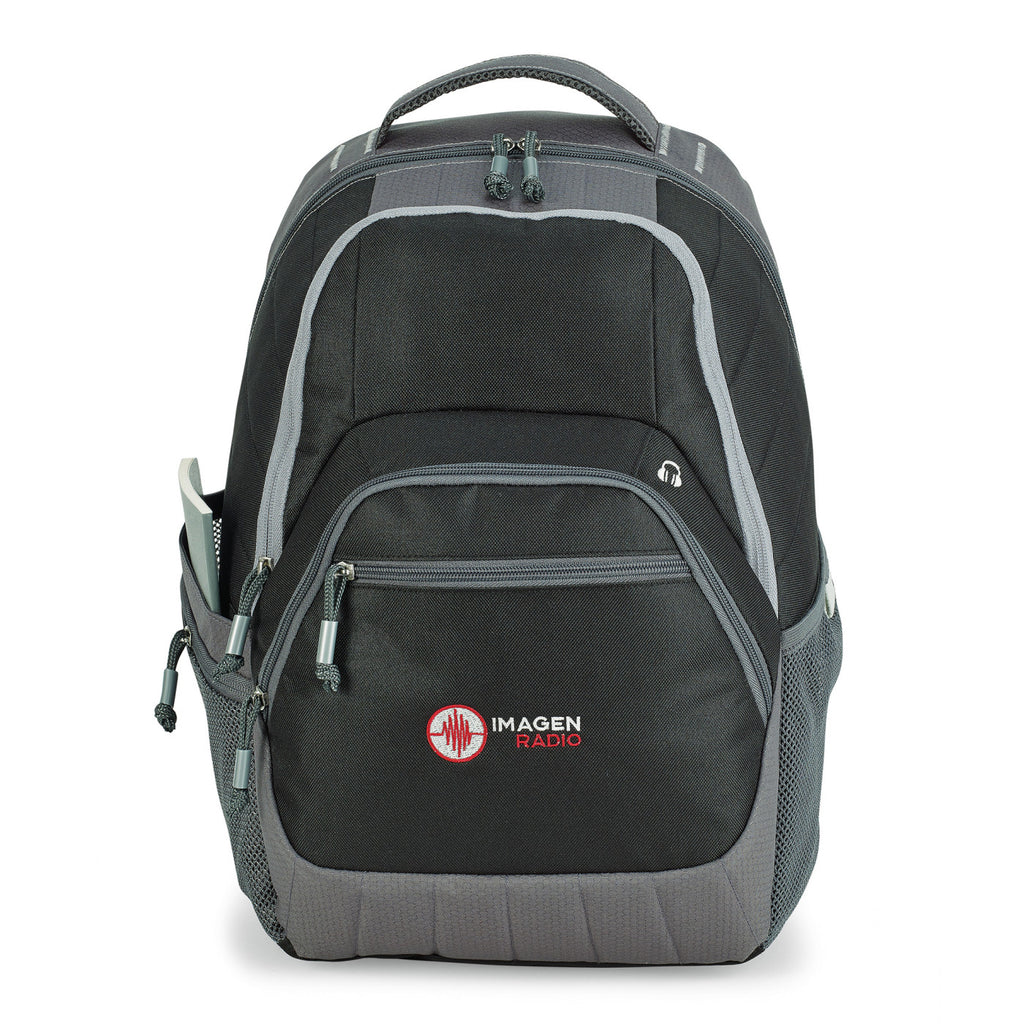 Rangeley Deluxe Laptop Backpack with 12 Inch Tablet Pocket Transfer - Black - View 1