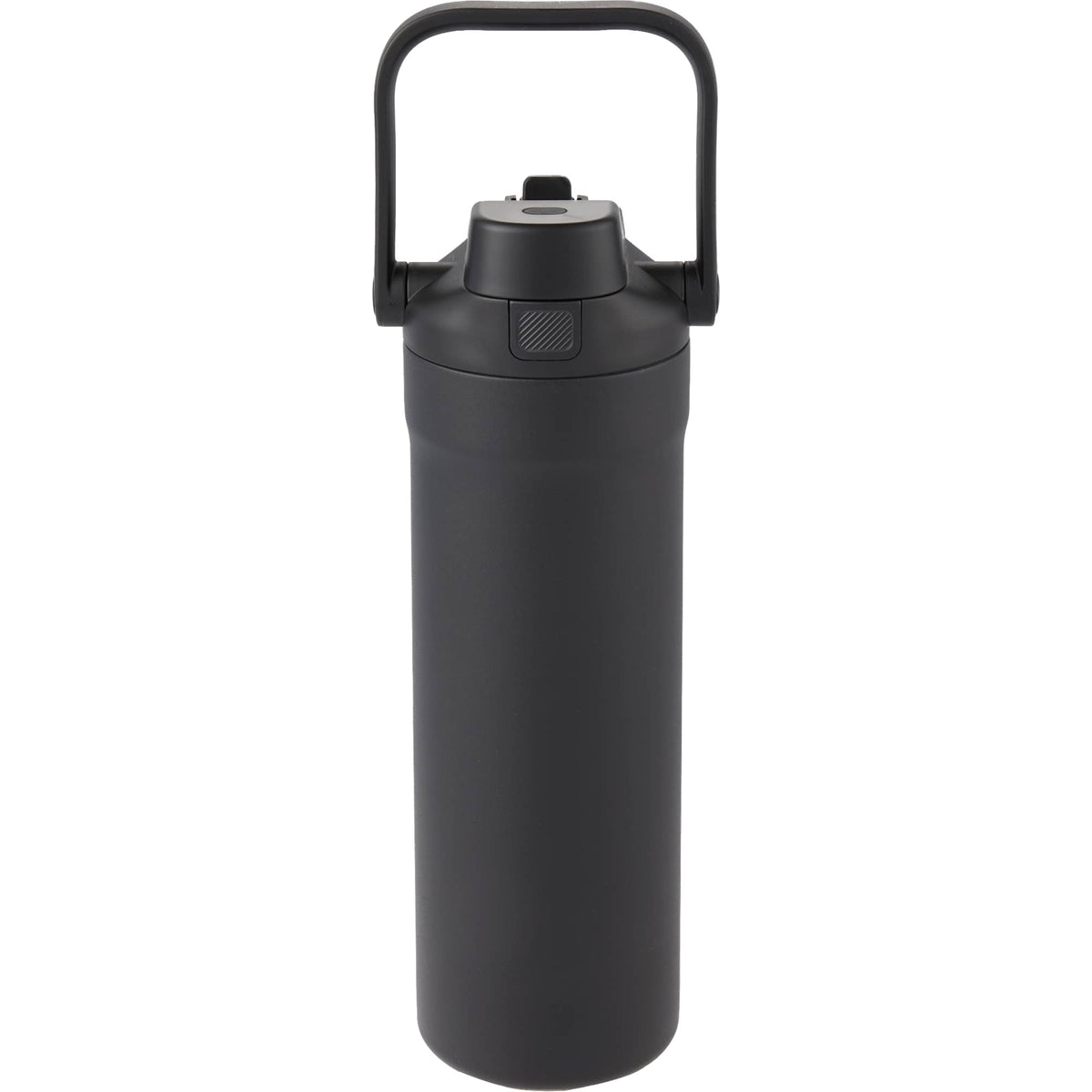 Ranier 2-in-1 Insulated Bottle with Straw and Chug Lid, 25 oz Full Color - Black - Back