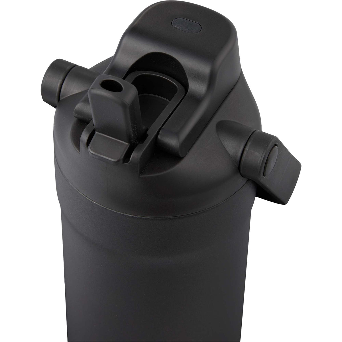 Ranier 2-in-1 Insulated Bottle with Straw and Chug Lid, 25 oz Laser Engraving - Black - Detail 3