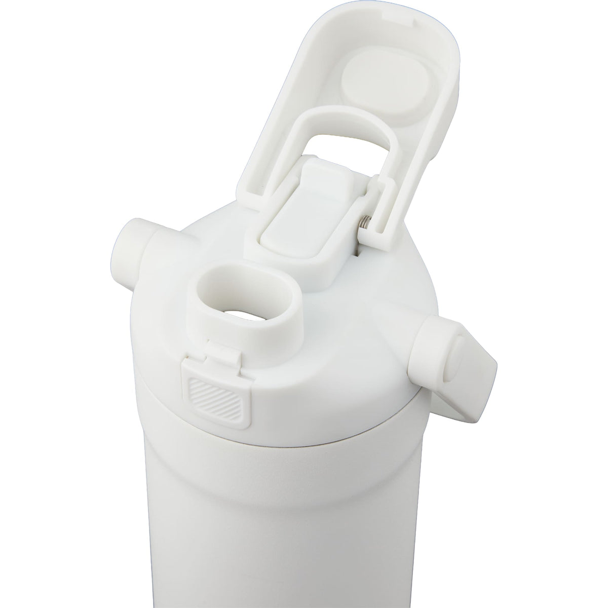 Ranier 2-in-1 Insulated Bottle with Straw and Chug Lid, 25 oz Laser Engraving - White - Detail 2