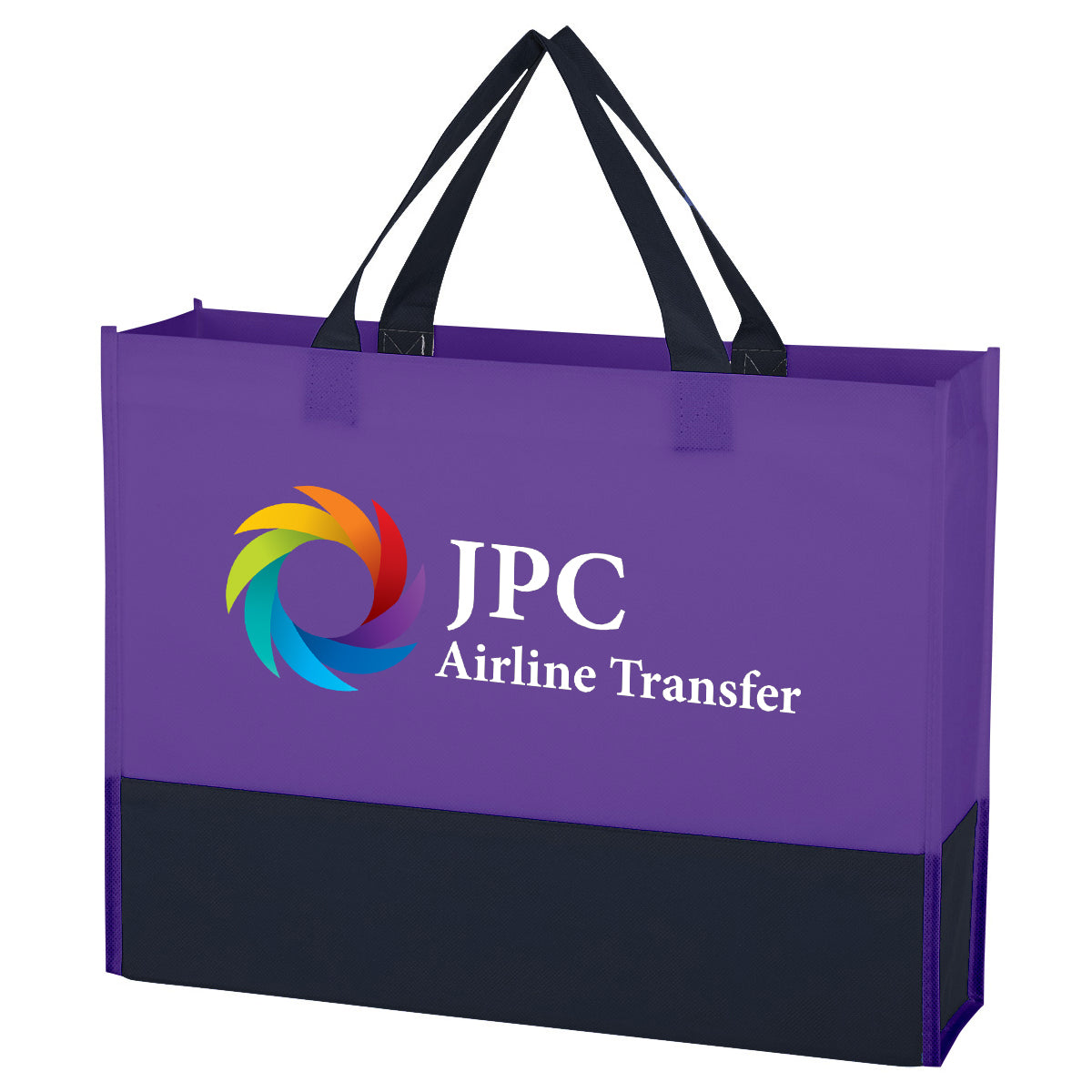 Raven Prism Recycled Tote Bag, Non-Woven - Colorbrite