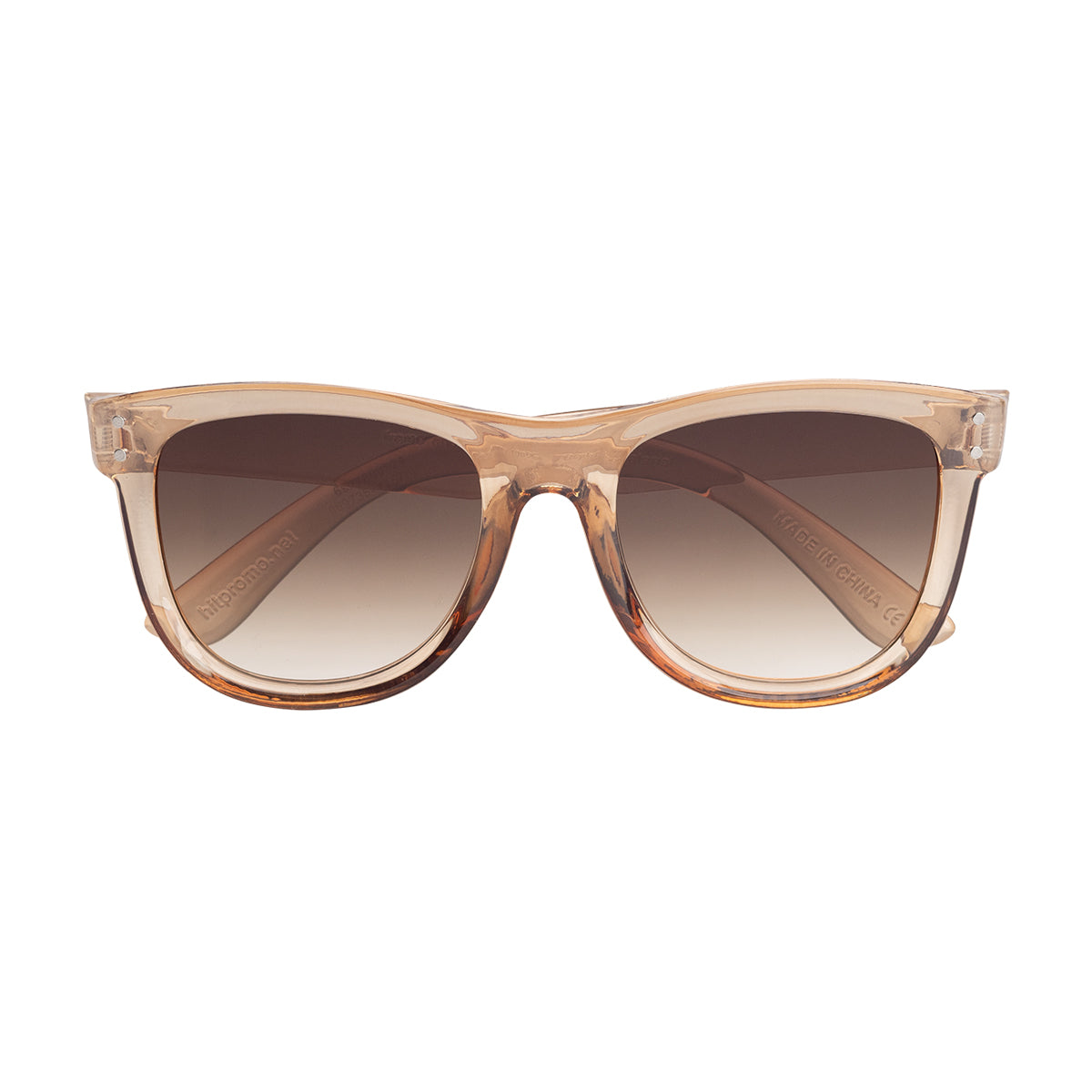 Ravi Sunglasses with Recycled Frames and Inverted Lenses - Front