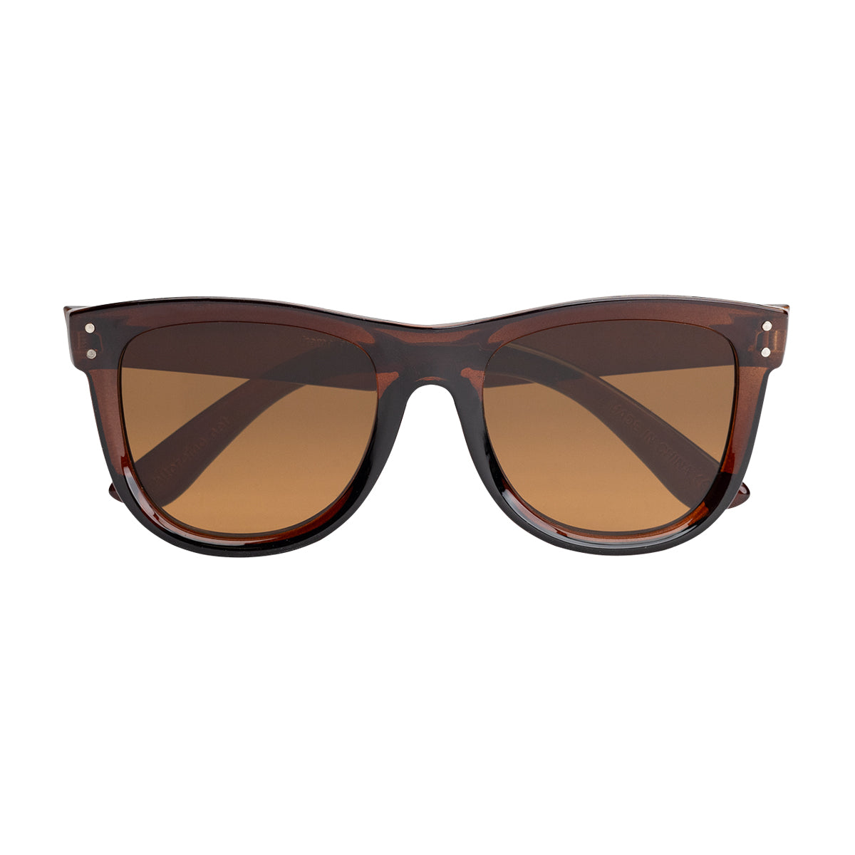 Ravi Sunglasses with Recycled Frames and Inverted Lenses - Front