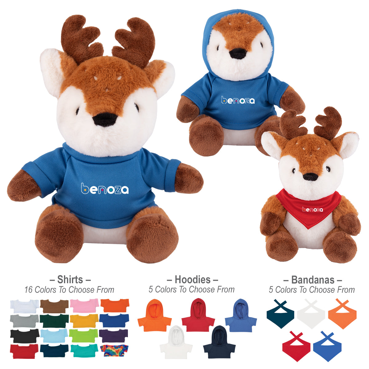 Rayne Deer Plush Toy, 6 Inch