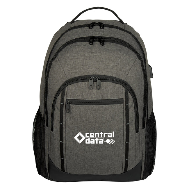 Reagan Laptop Backpack, Heathered