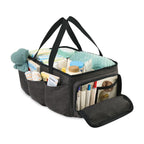Reagan Nursery Caddy in Recycled PET Transfer - Charcoal Heather - View 4