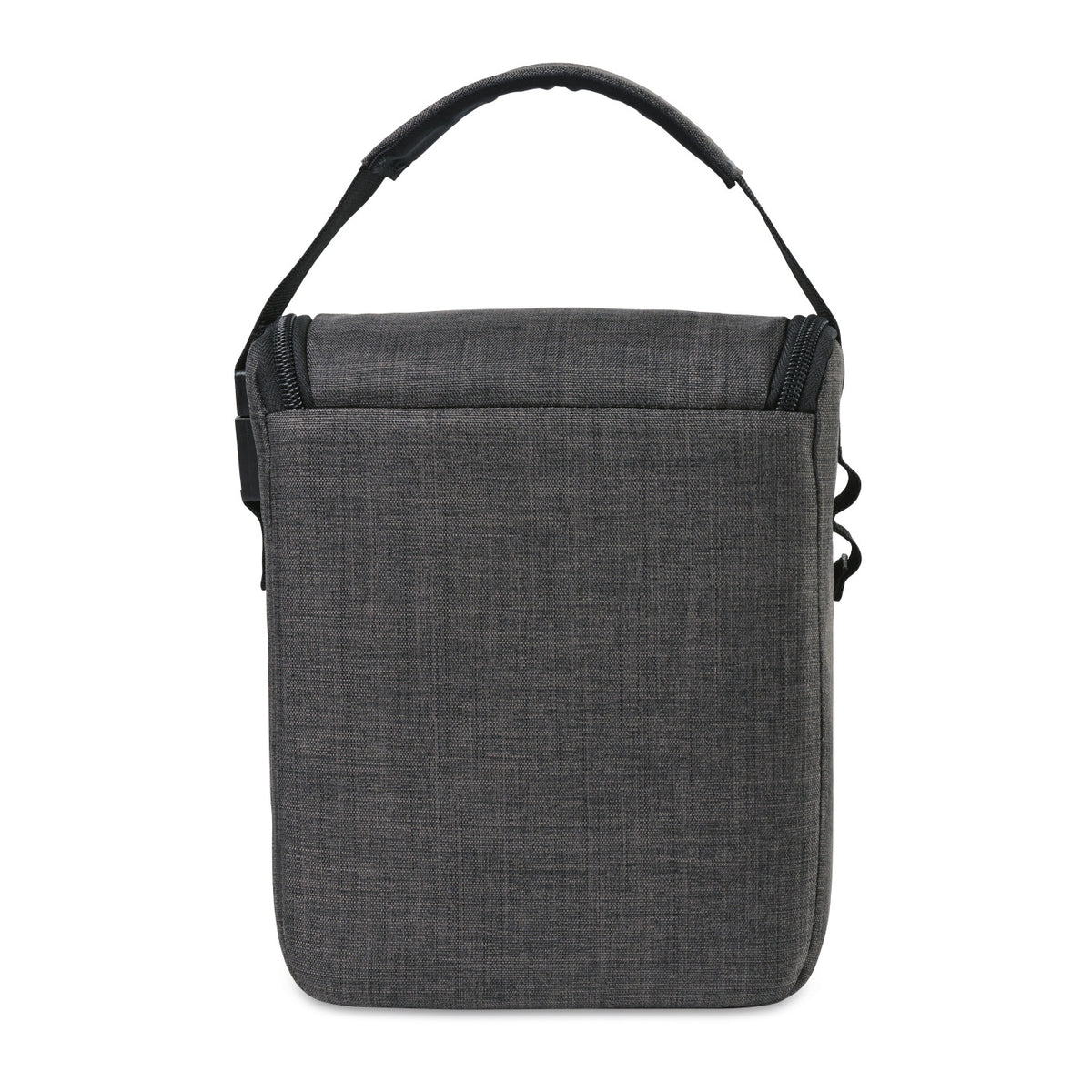 Reagan Recycled Baby Bottle Cooler with Stroller Clip Embroidery - Charcoal Heather - View 3