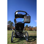 Reagan Recycled Baby Bottle Cooler with Stroller Clip Embroidery - Charcoal Heather - View 4